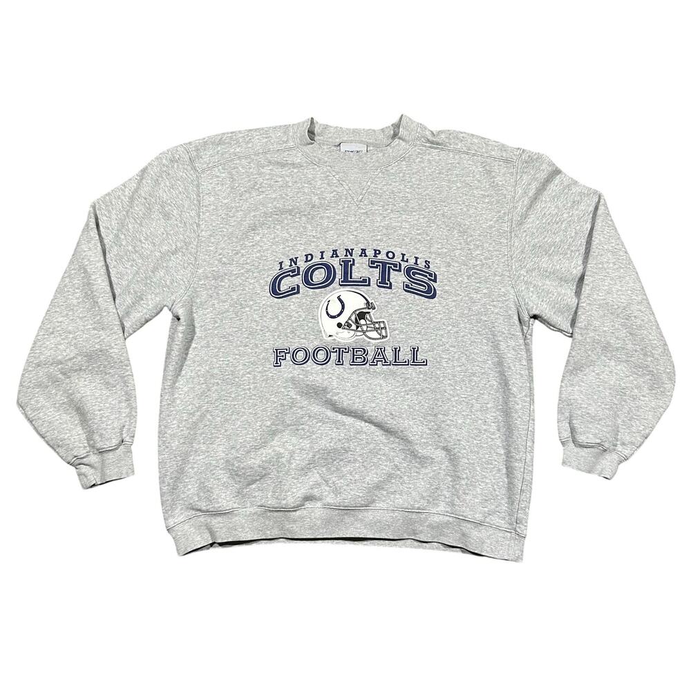 Vintage Y2K Indiana Colts Sweatshirt Men’s Medium NFL Football Reebok Pullover